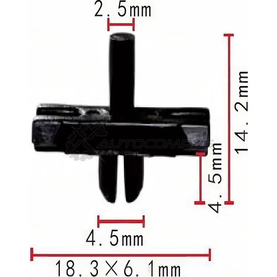 Зажим пластиковый PATRON BK2LCC K p370286 1425559624