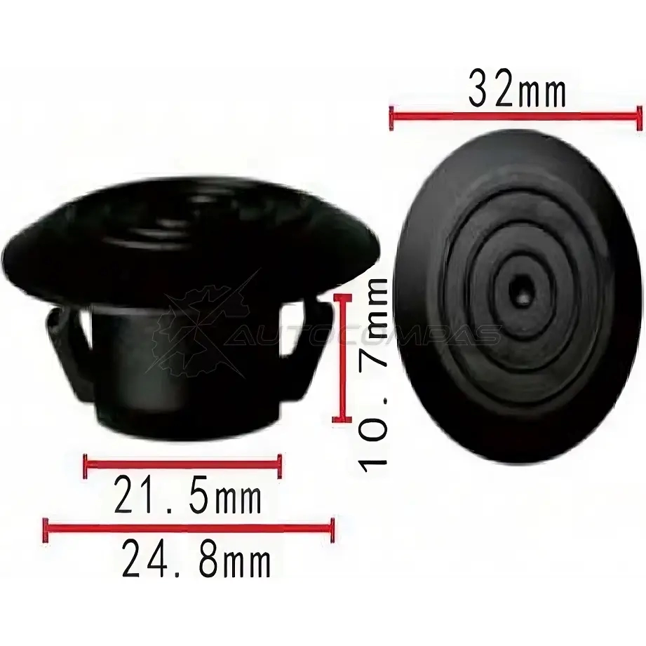 Клипса пластмассовая PATRON p370183 1425559398 1AHG P
