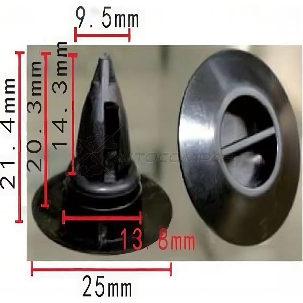 Клипса пластмассовая PATRON GM BWZBJ p370171 1425559161