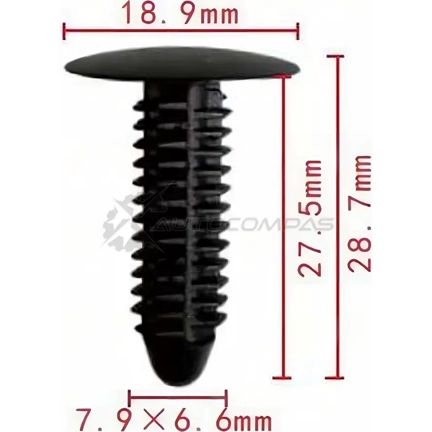 Клипса пластмассовая PATRON 88 ULU2 p370154 1425559553