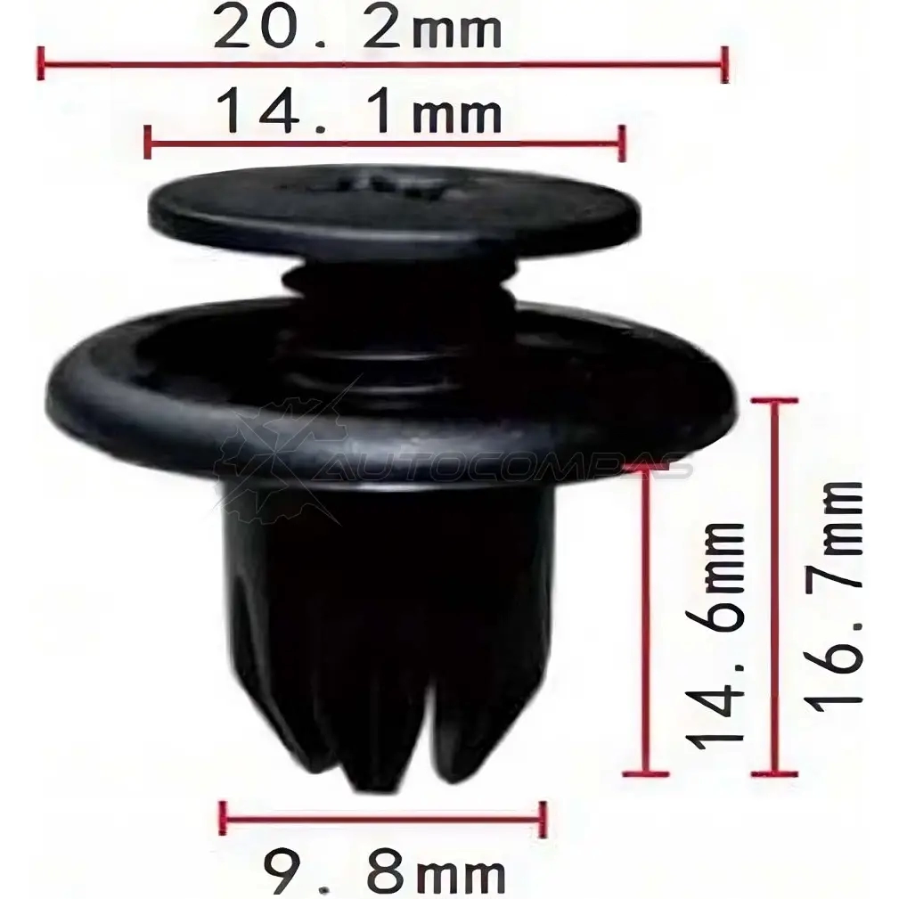 Клипса пластмассовая PATRON p370132 1425559511 0 9M28T