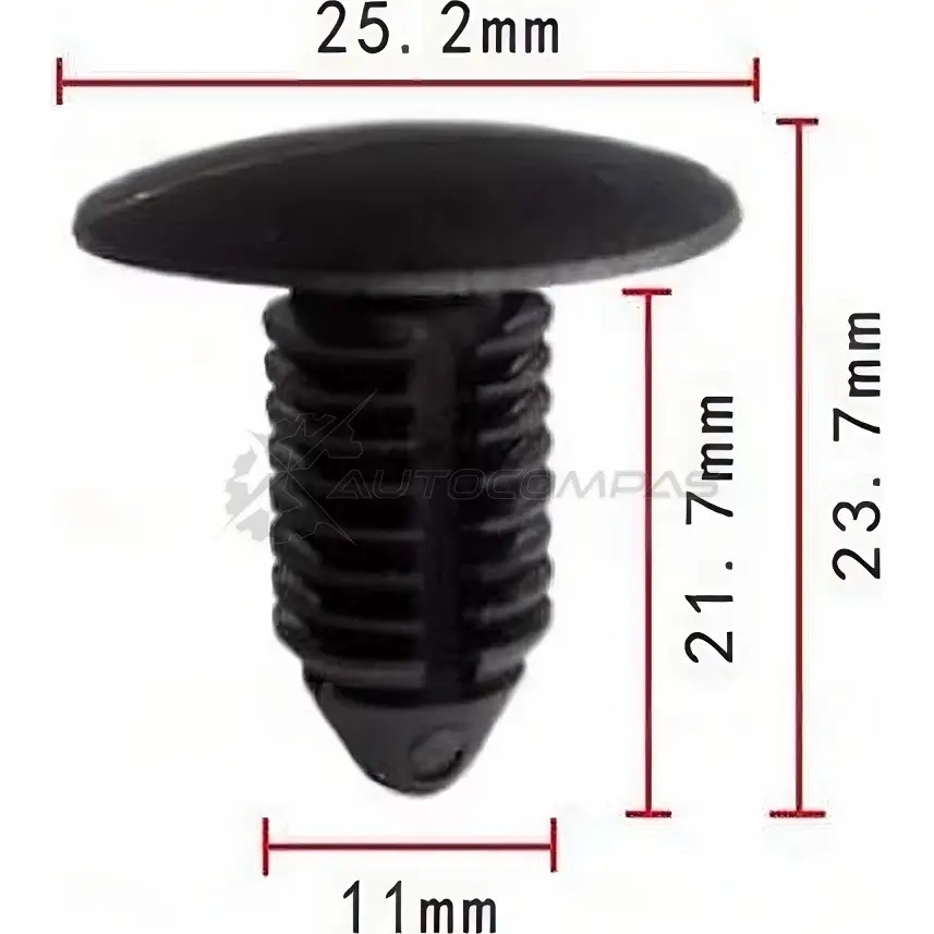 Клипса пластмассовая PATRON MSZD2 N 1425559436 p370096
