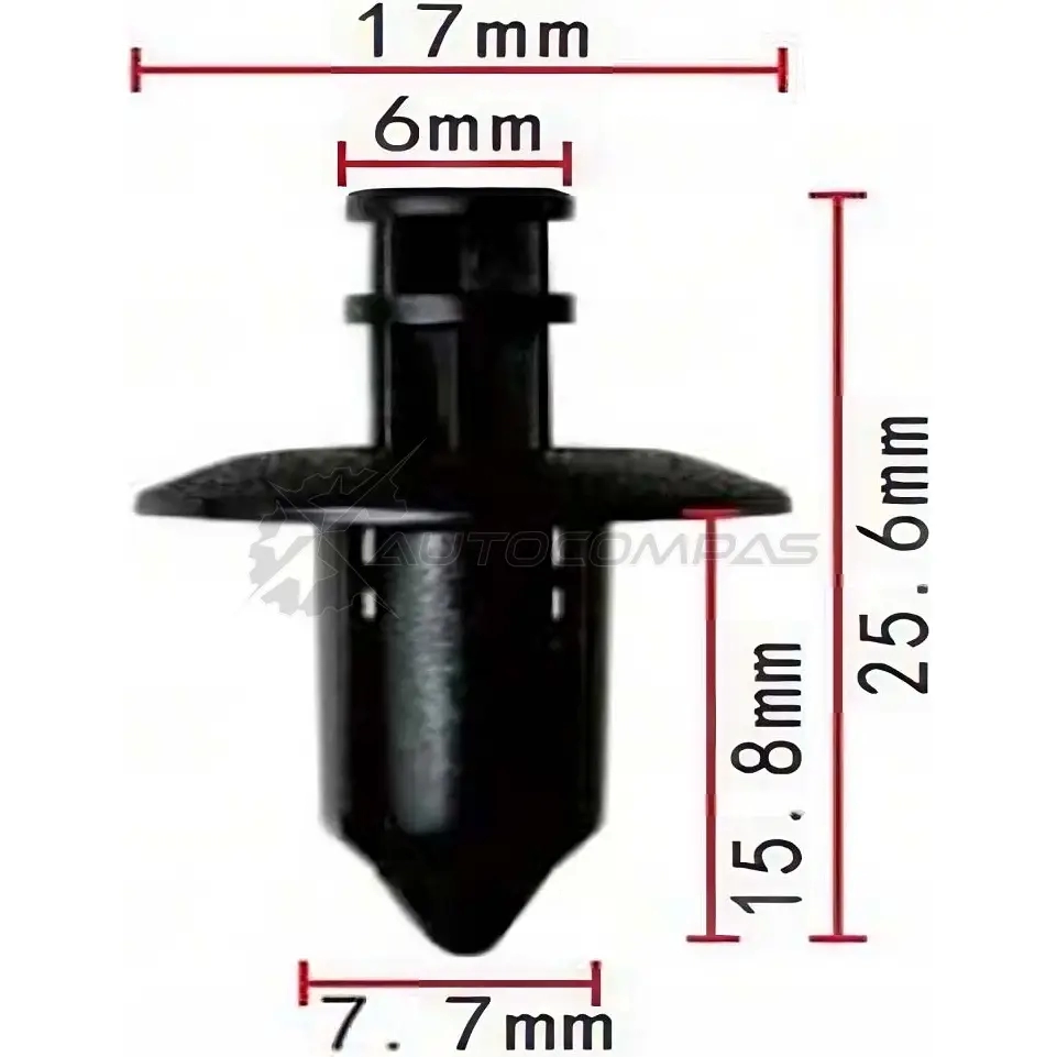 Клипса пластмассовая PATRON 1425559569 VVA TK5S p370145
