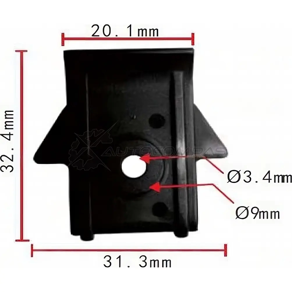 Клипса пластмассовая PATRON p370041 0G7Y P 1425559459