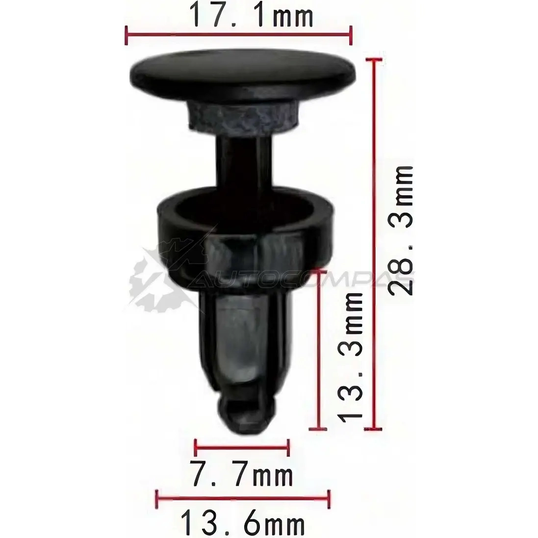 Клипса пластмассовая PATRON 1425559479 LTEG4K O p370113