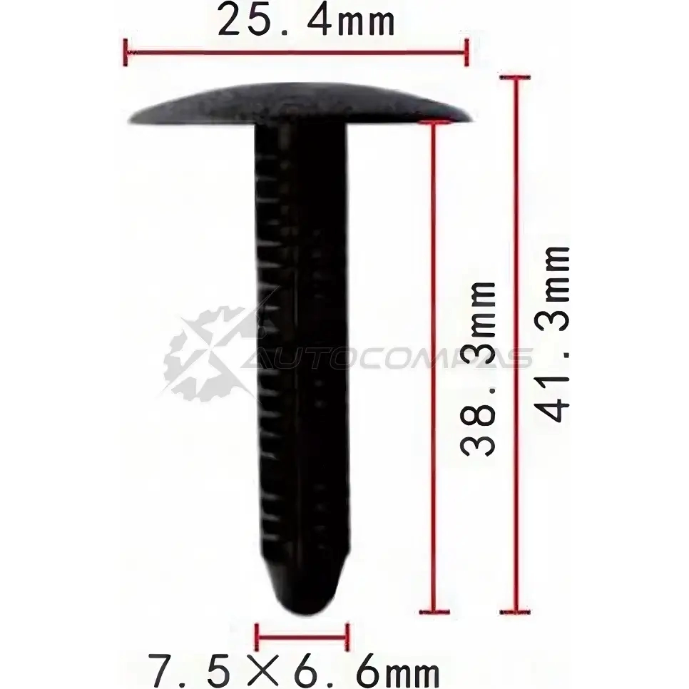 Клипса пластмассовая PATRON 9DS JDH0 p370099 1425559522