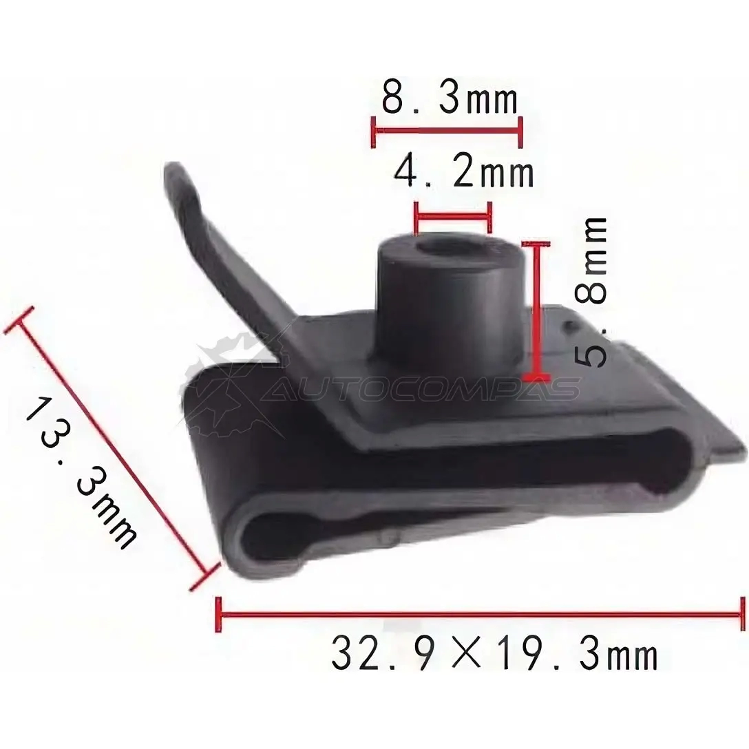 Клипса пластмассовая PATRON BH9 RCS p370020 1425559574