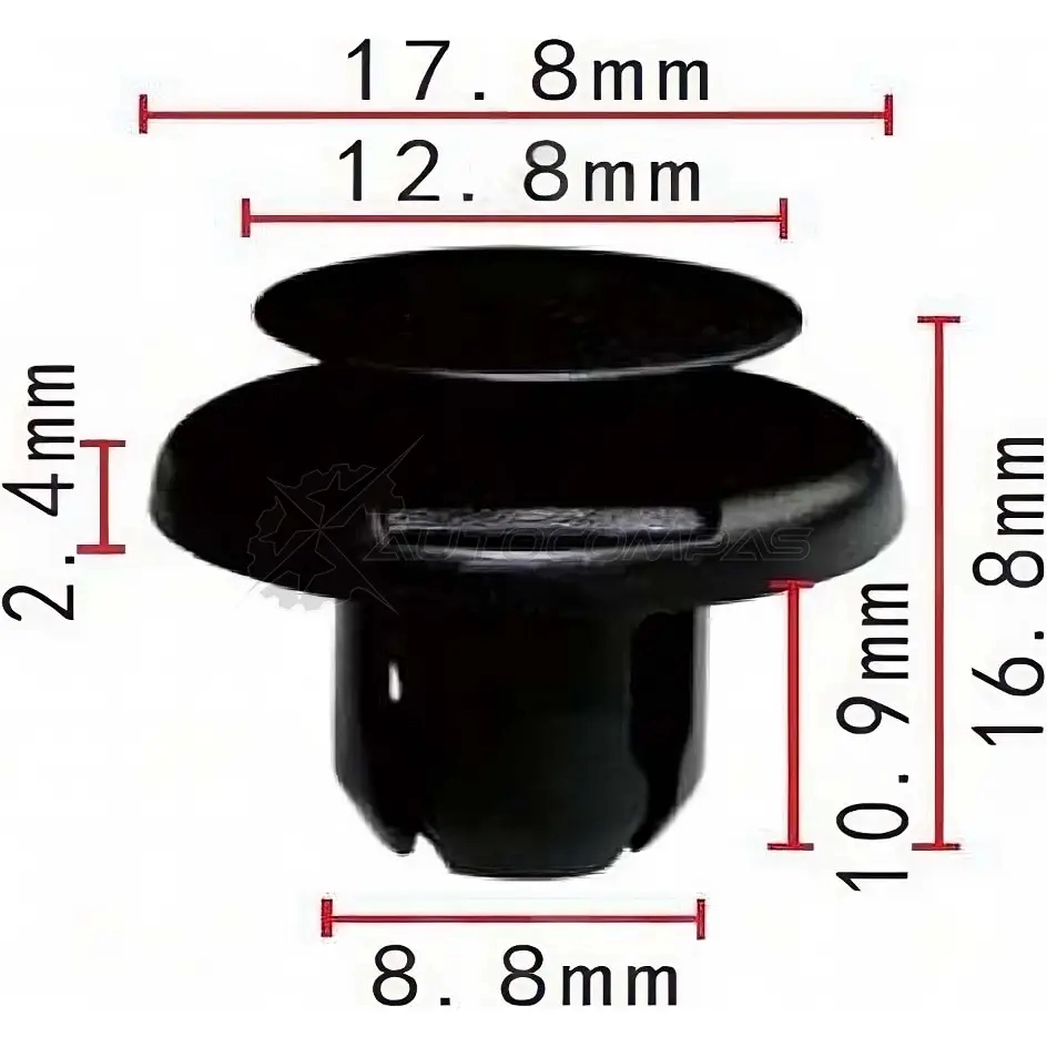 Клипса пластмассовая PATRON p370048 R 1I94 1425559475