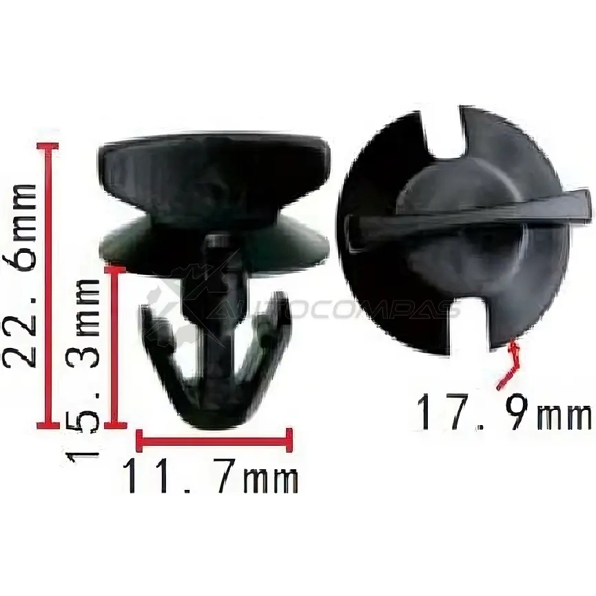 Клипса пластмассовая PATRON TU 9ZL p371582 1425558149