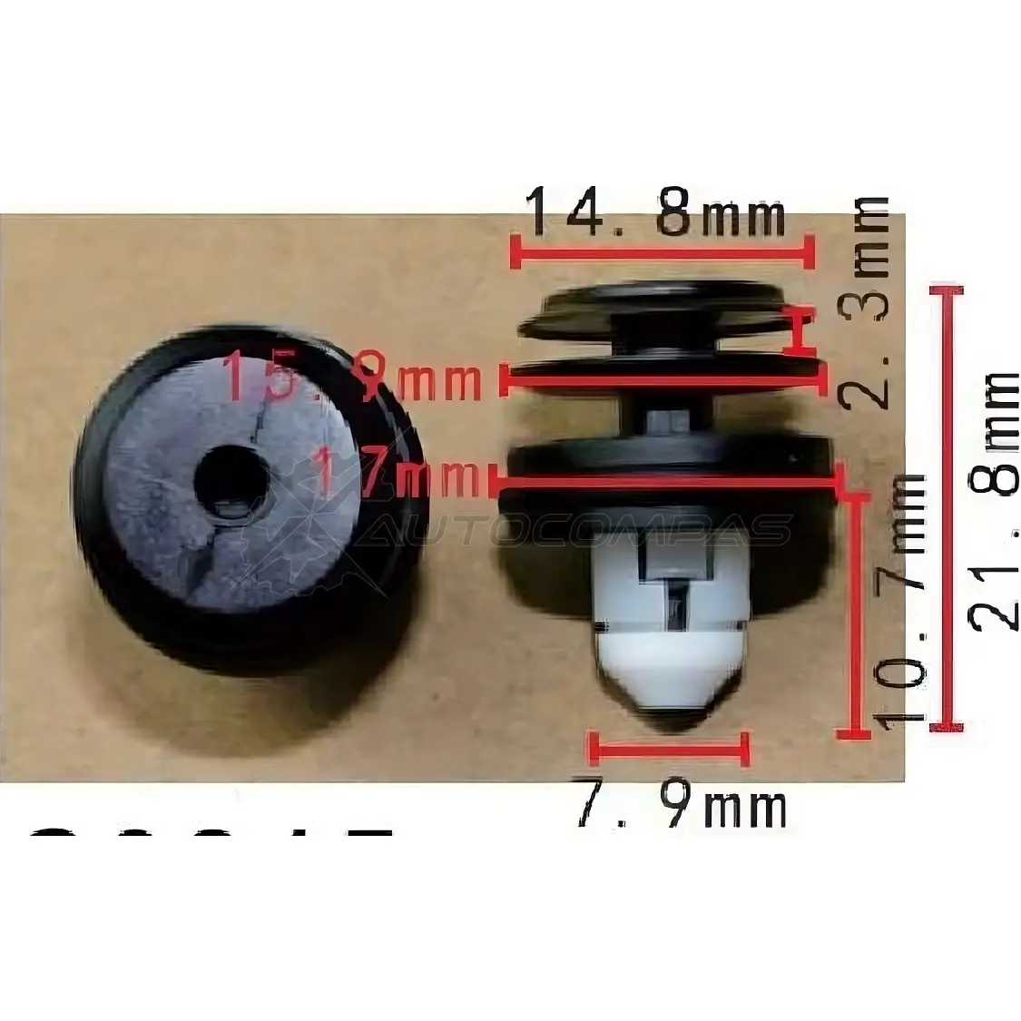 Клипса пластмассовая PATRON 9AS03 I0 p371484 1425558582
