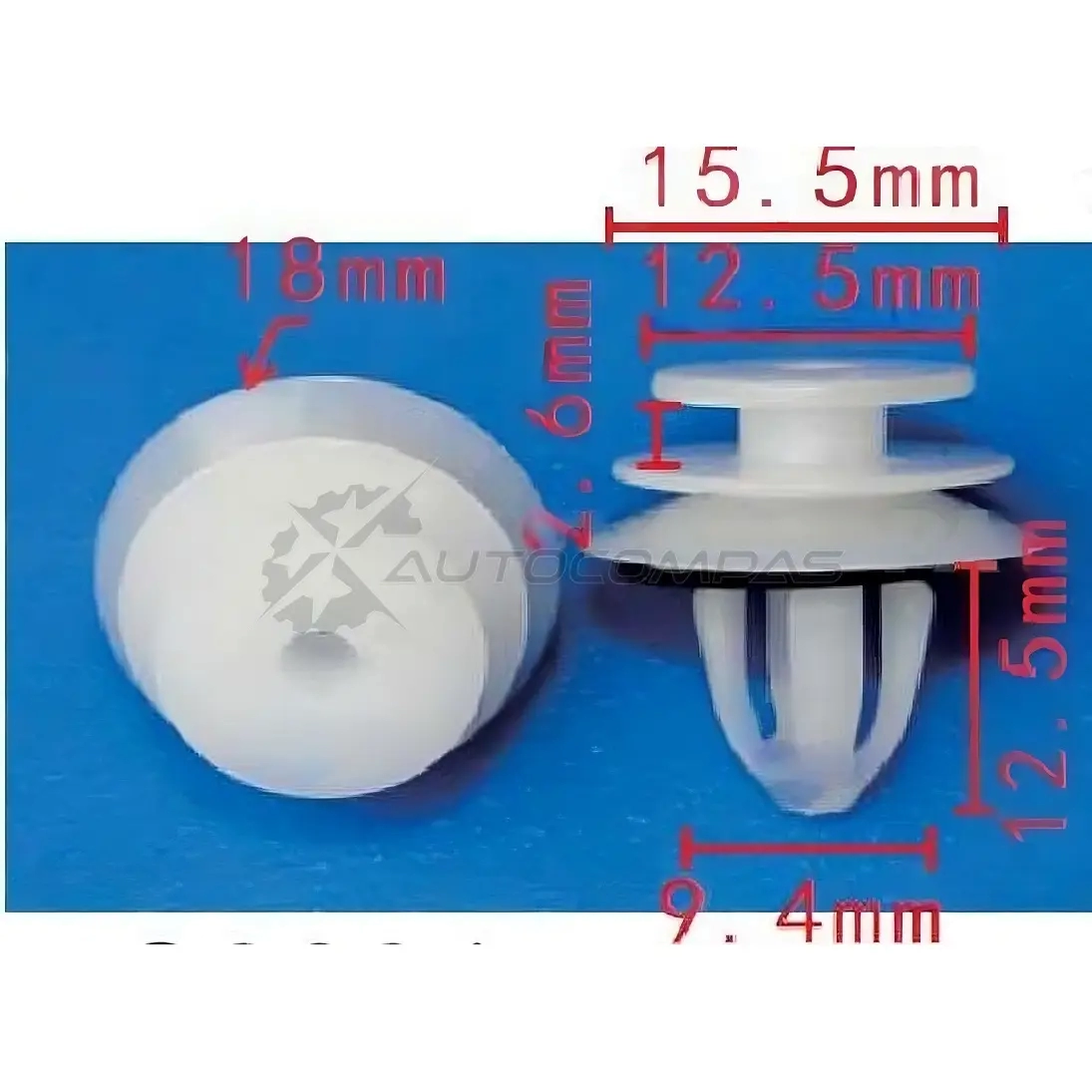 Клипса пластмассовая PATRON p371454 DG6 DATI 1425558543