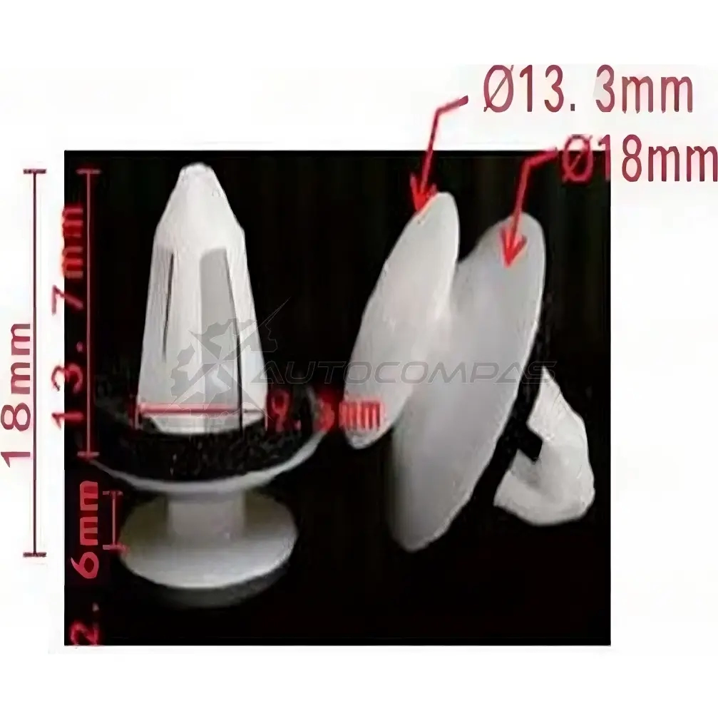 Клипса пластмассовая PATRON p371188 1425559097 428EQ 8