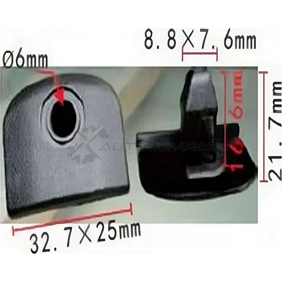 Клипса пластмассовая PATRON p371136 4QLL2B K 1425558321