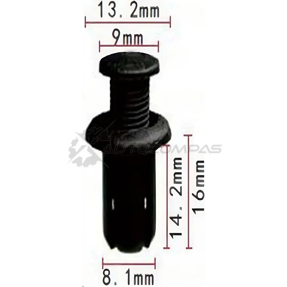 Клипса пластмассовая PATRON p371109 N1B 6Z6 1425558493