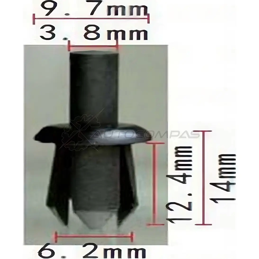 Клипса пластмассовая PATRON C0C QG 1425558144 p371146
