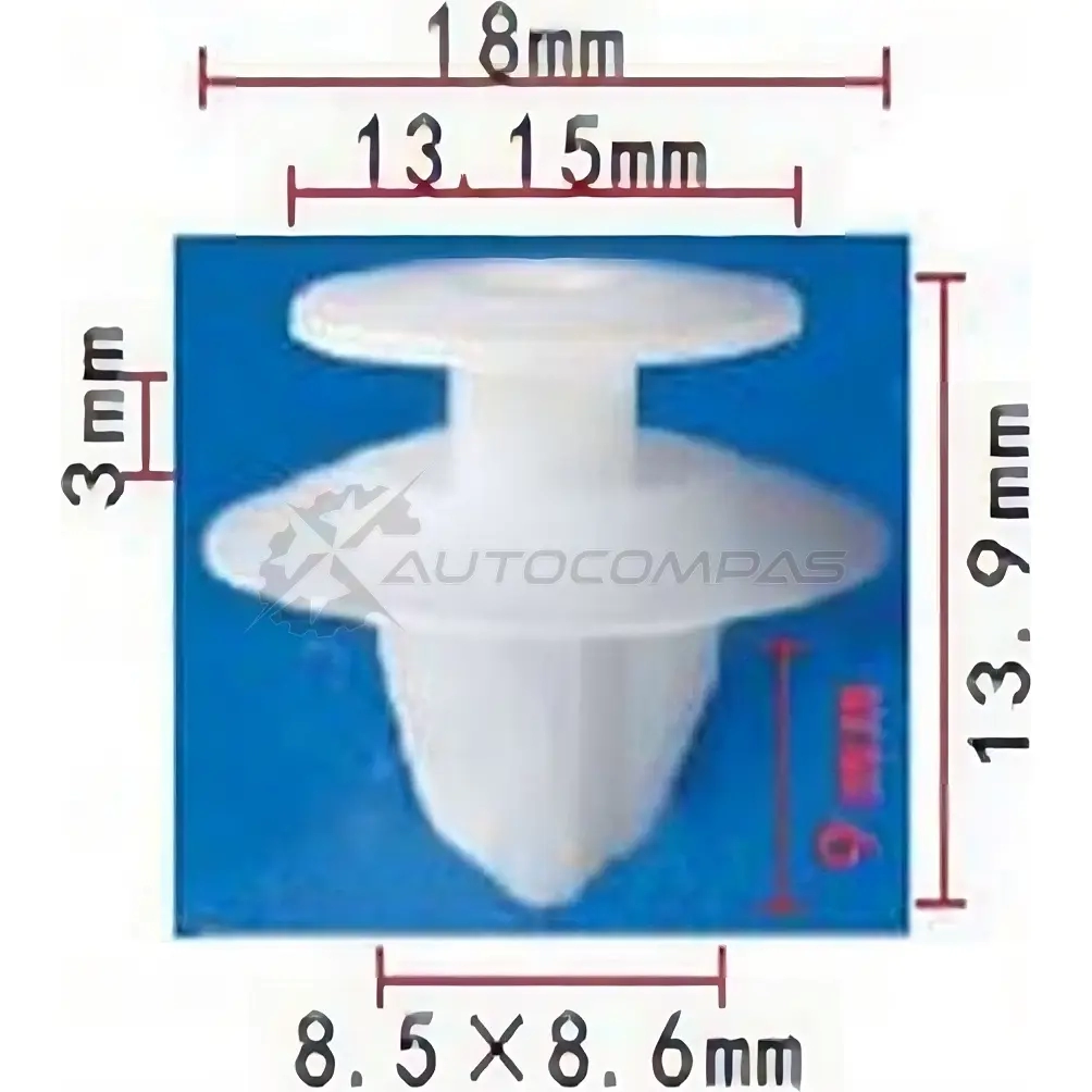 Клипса пластмассовая PATRON 1N WRCG p370980 1425558428