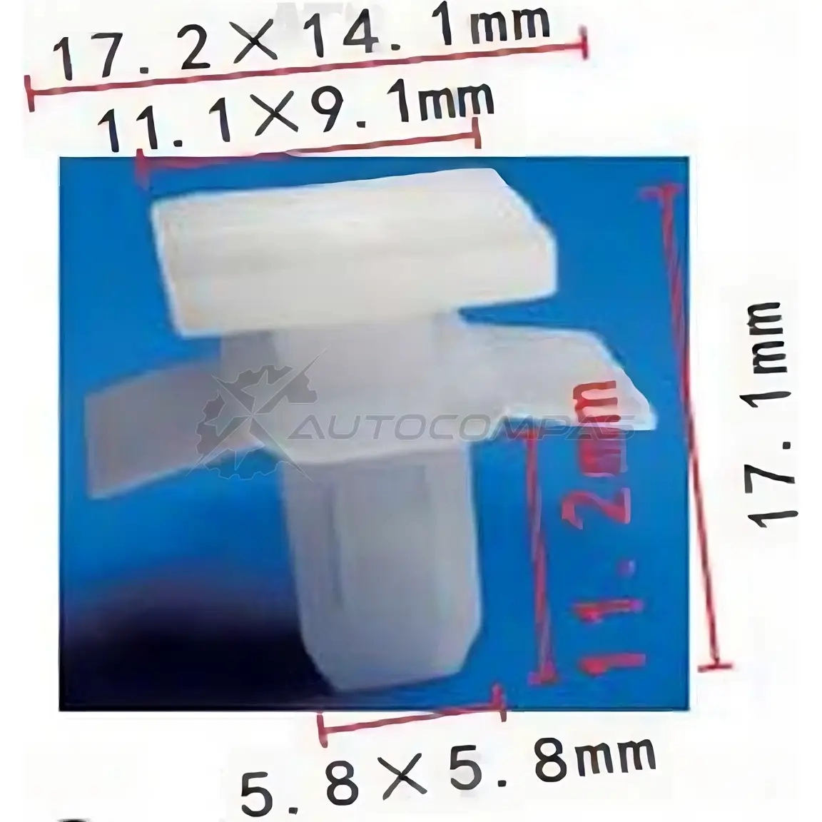 Клипса пластмассовая PATRON O 7VKM 1425558919 p370969