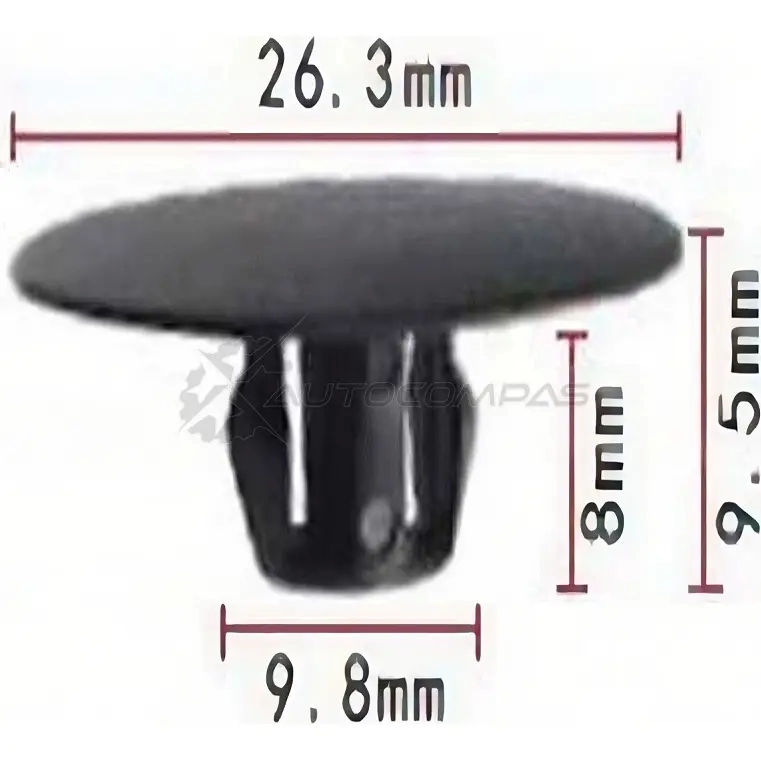 Клипса пластмассовая PATRON ST DW3 p370983 1425558763
