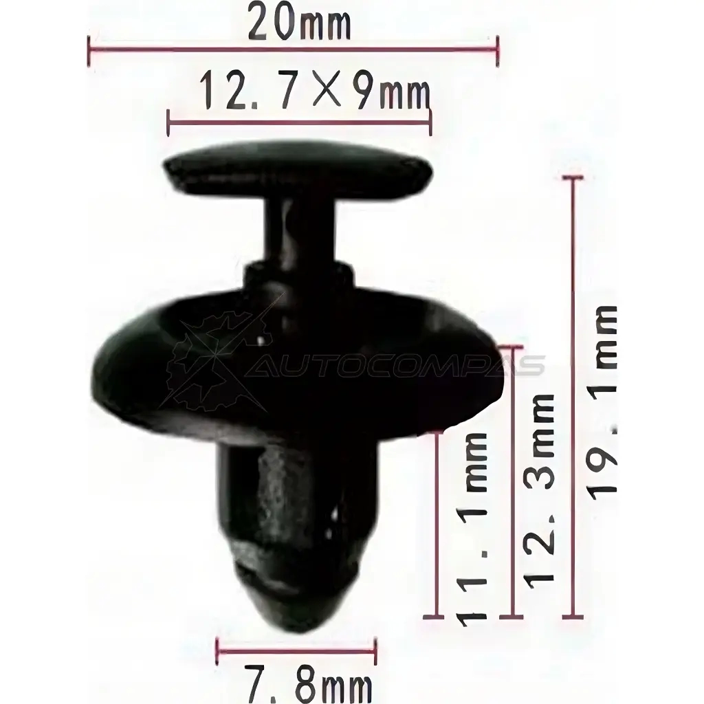 Клипса пластмассовая PATRON p370967 LYOM ZE 1425558597