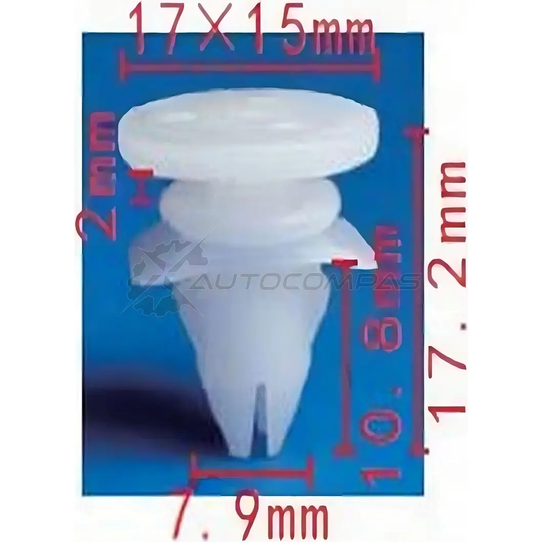 Клипса пластмассовая PATRON HPX9D 0J p370956 1425558857
