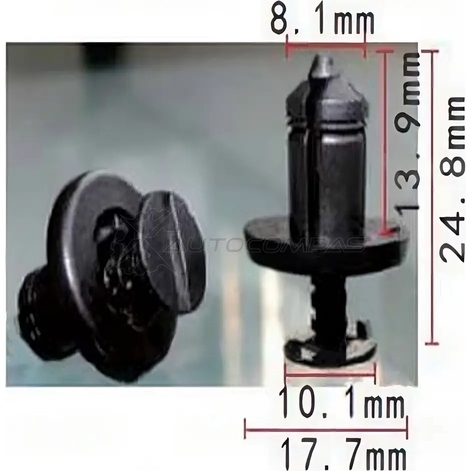Клипса пластмассовая PATRON 6A U9M 1425558558 p370938