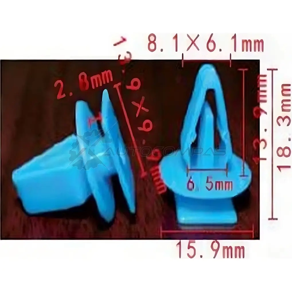 Клипса пластмассовая PATRON 43DU 7G p370950 1425559027