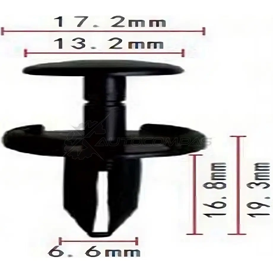 Клипса пластмассовая PATRON K4SP 2 1425558397 p370782