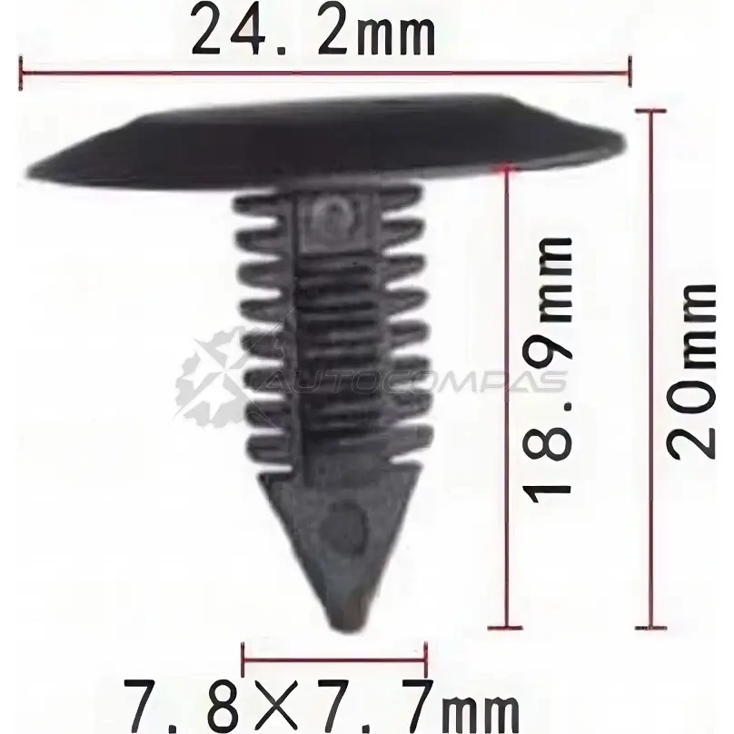 Клипса пластмассовая PATRON 1425558964 DIOCW J p370731