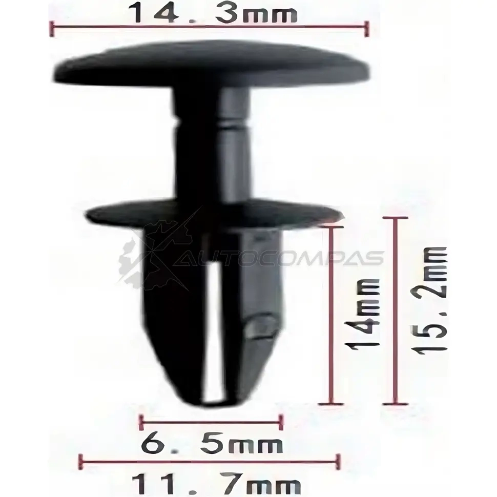 Клипса пластмассовая PATRON 3BH3 4Q p370758 1425558477