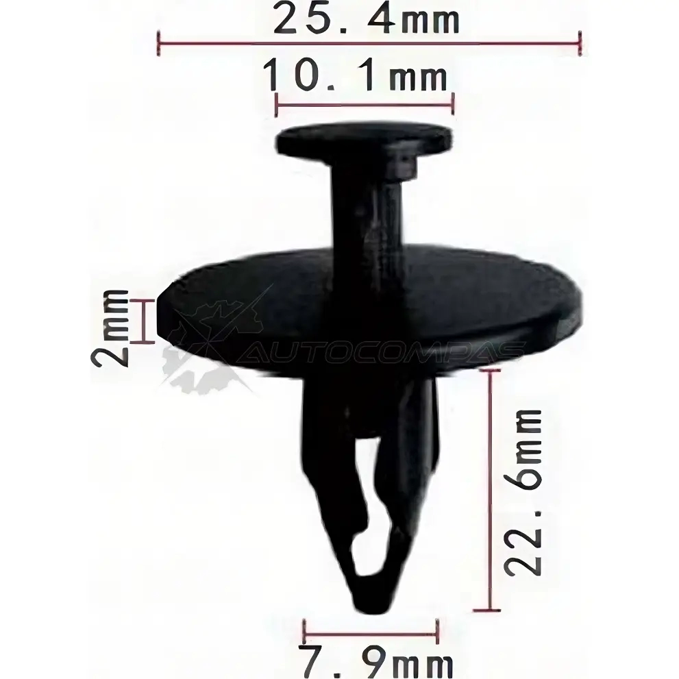 Клипса пластмассовая PATRON p370745 L MJ9G 1425558869