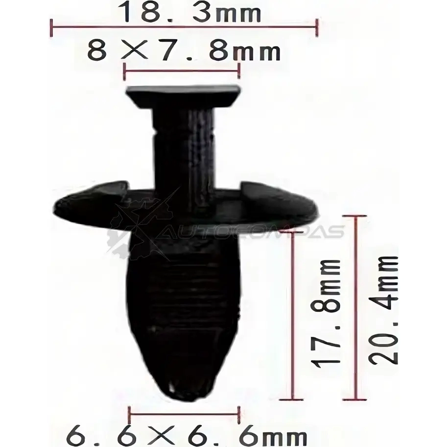 Клипса пластмассовая PATRON 1425558852 KE KFWQ p370757