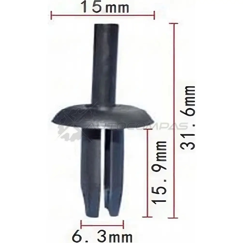 Клипса пластмассовая PATRON FKHU G 1425558241 p370695