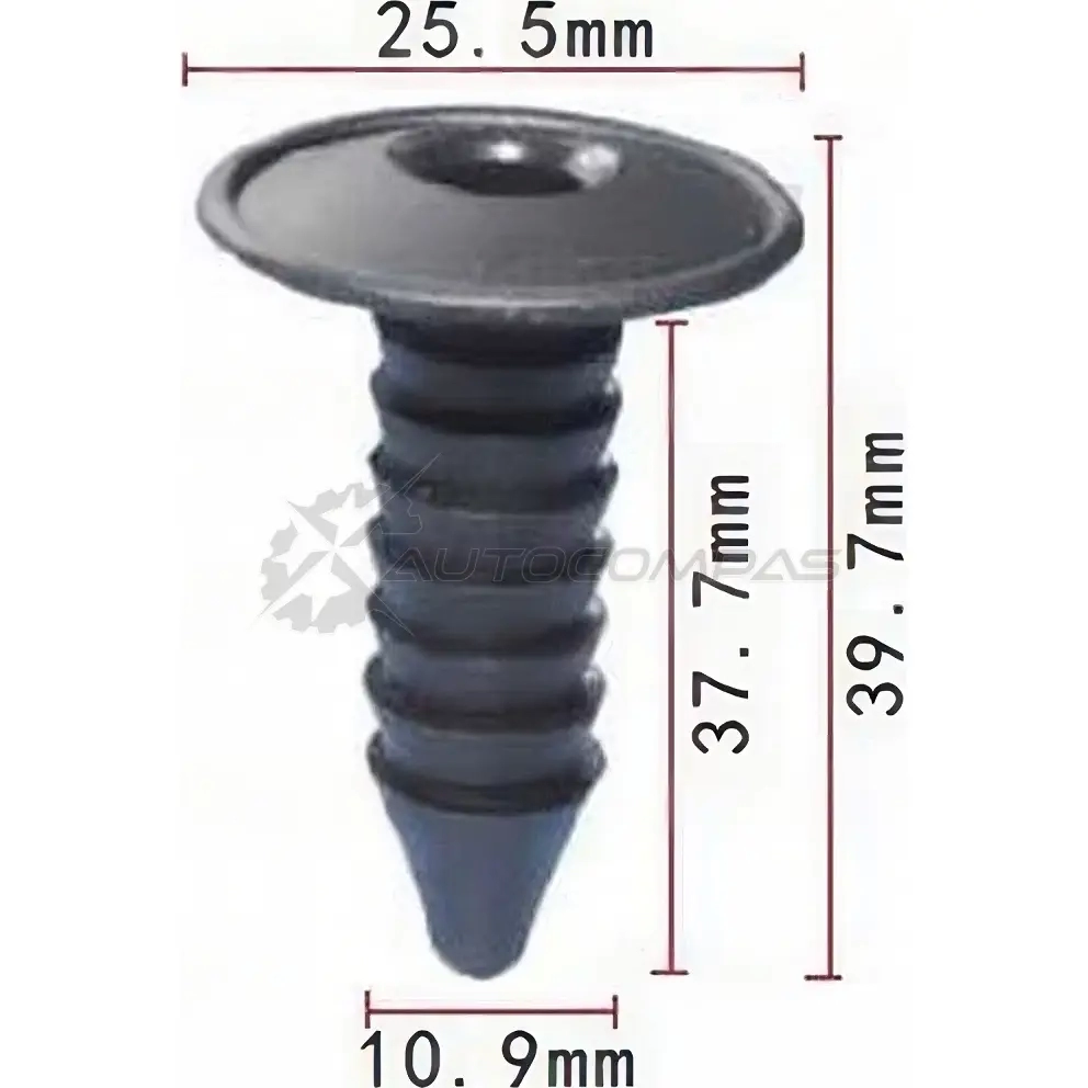 Клипса пластмассовая PATRON 1425559018 Z7 3QOB p370684