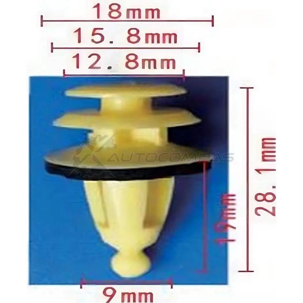 Клипса пластмассовая PATRON 1SRS H0 p370635 1425559060
