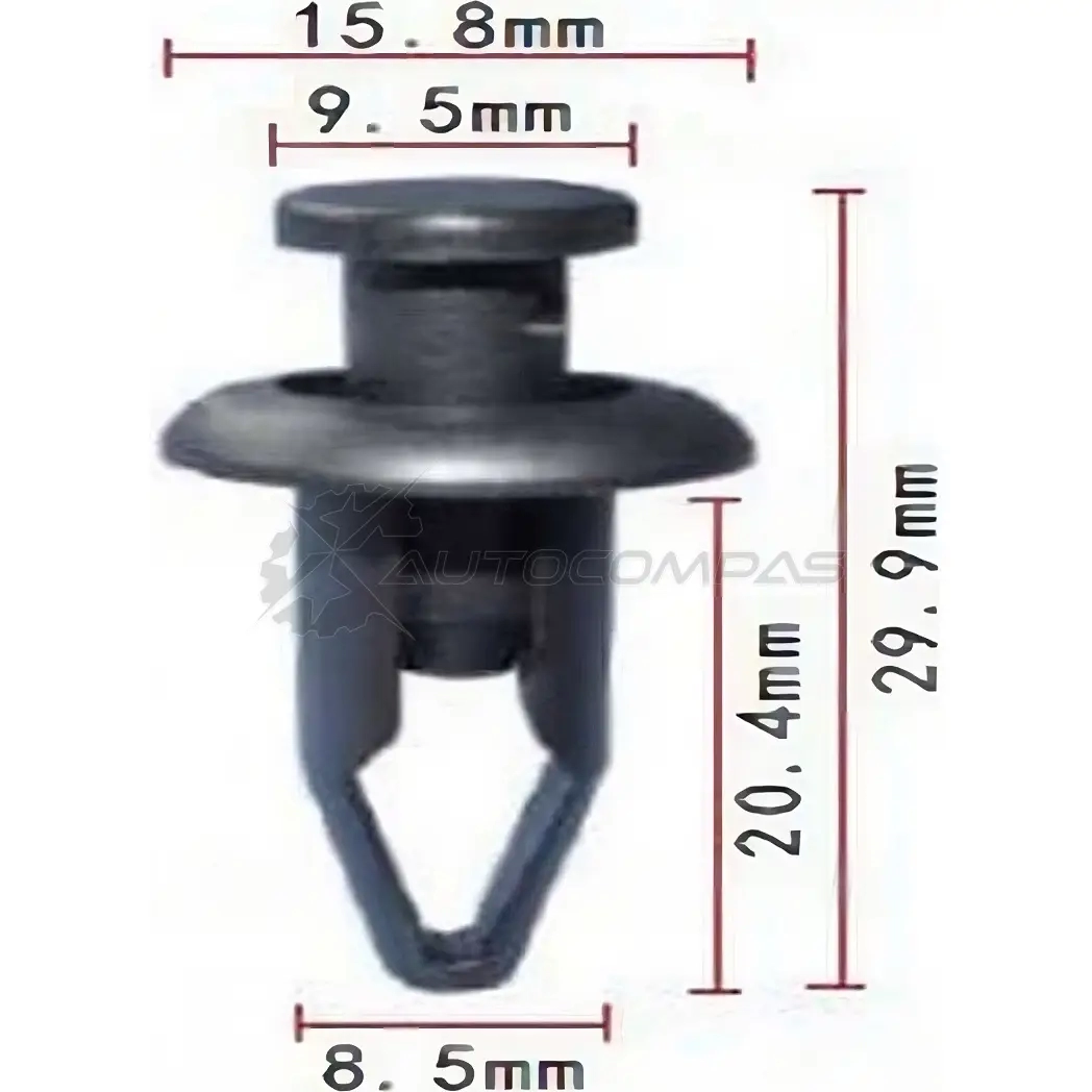 Клипса пластмассовая PATRON p370677 SKS PWL 1425558764