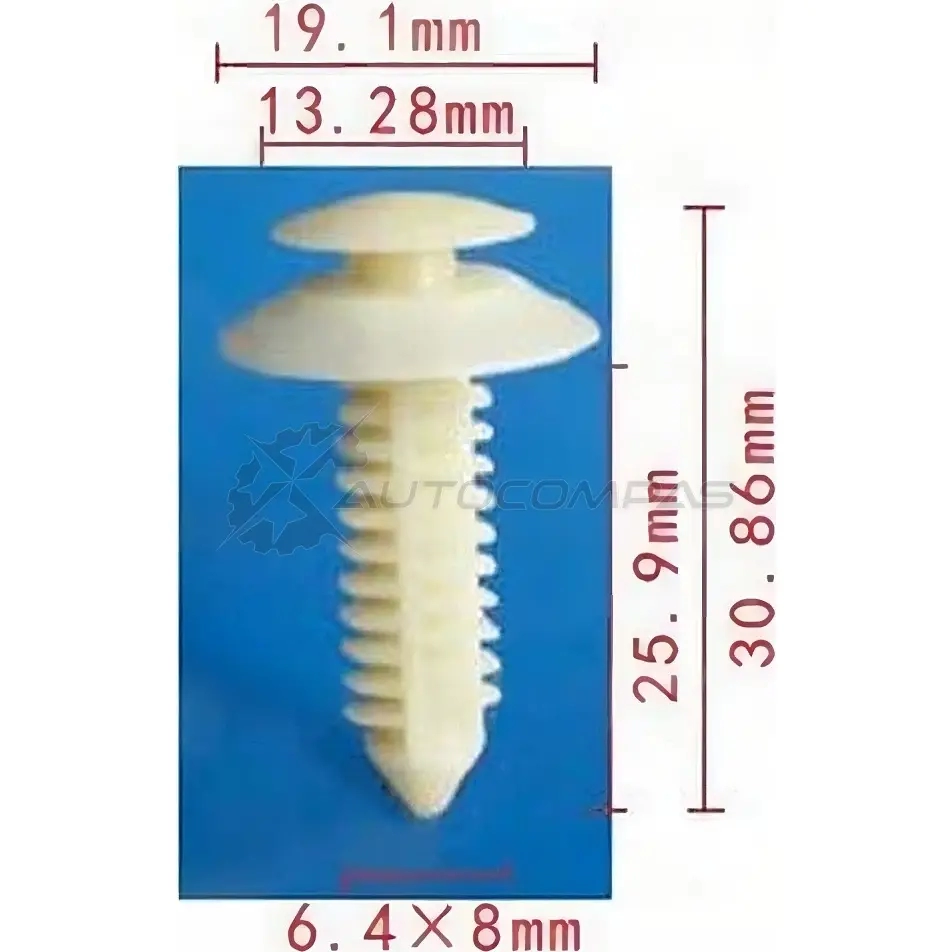 Клипса пластмассовая PATRON p370629 1425559057 0C J5C