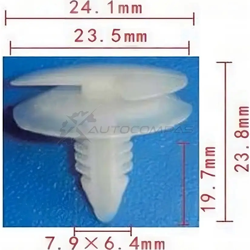 Клипса пластмассовая PATRON p370619 1425558544 F0S KLW