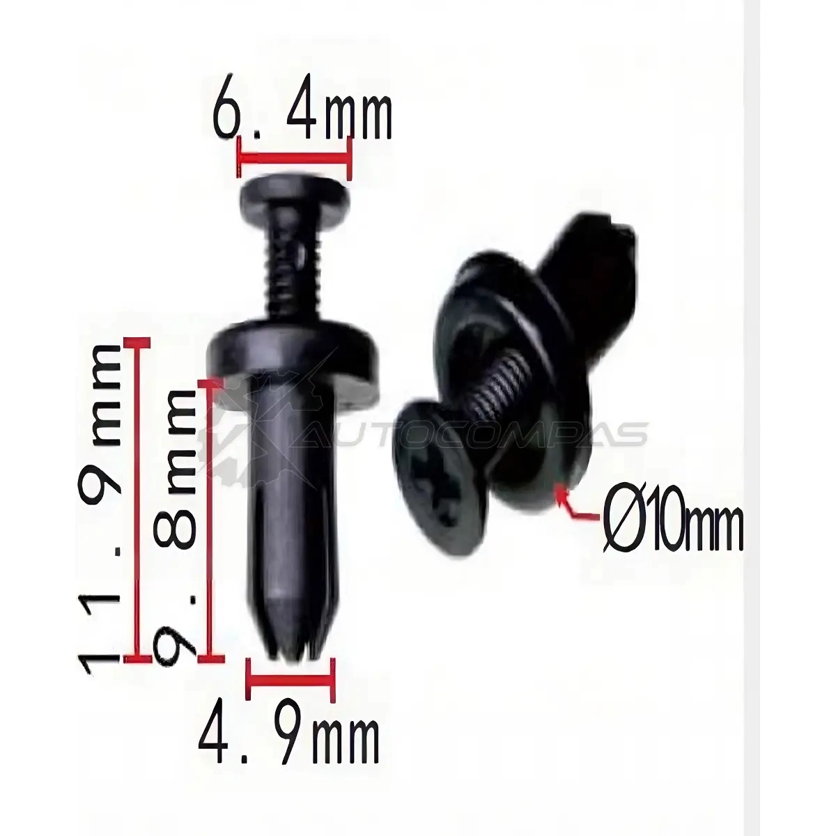 Клипса пластмассовая PATRON AW1MM 0 p370534 1425559232