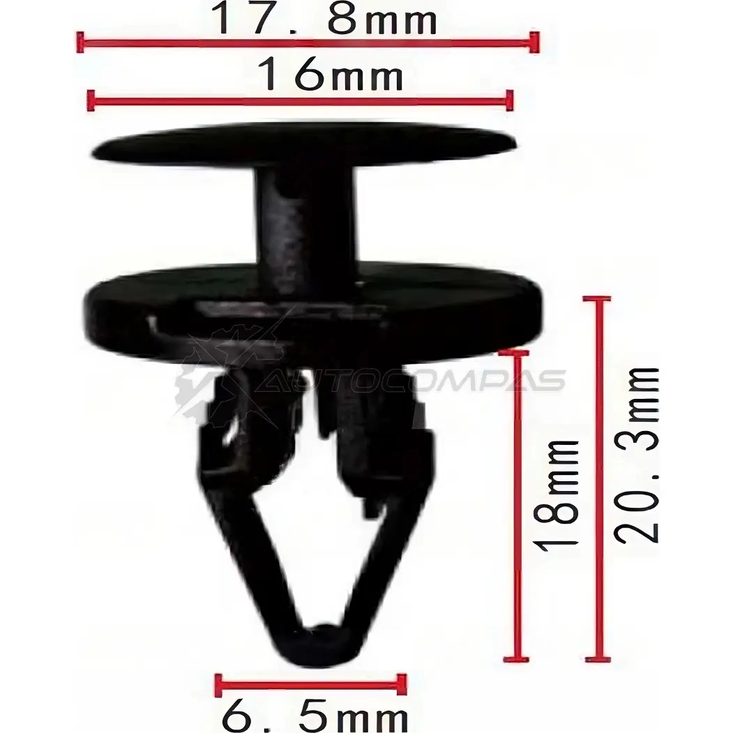 Клипса пластмассовая PATRON p370498 1425559226 S TK8XWW