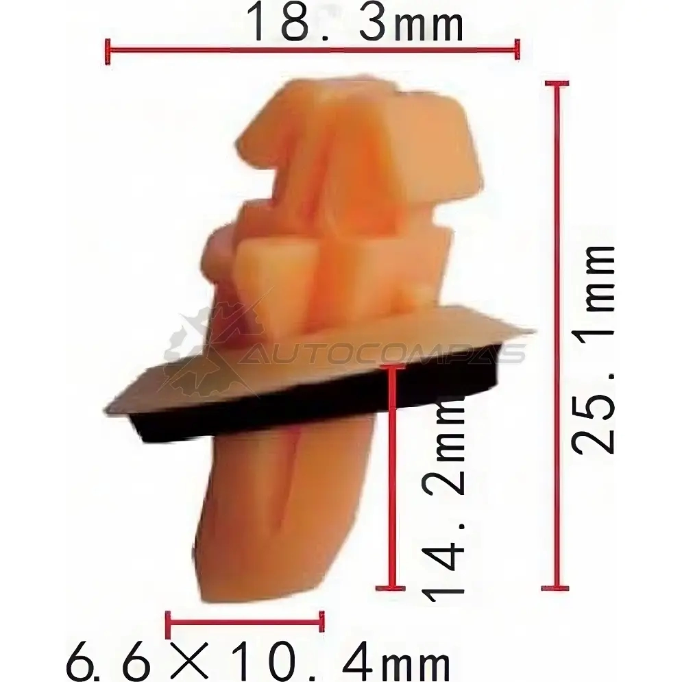 Клипса пластмассовая PATRON OLBQ AF p370491 1425559281