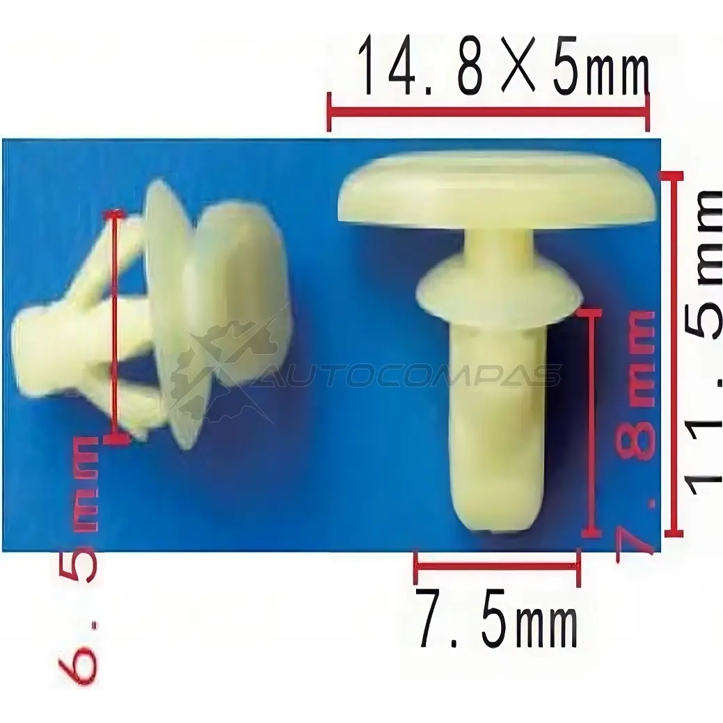 Клипса пластмассовая PATRON HLVW V2N 1425559342 p370465