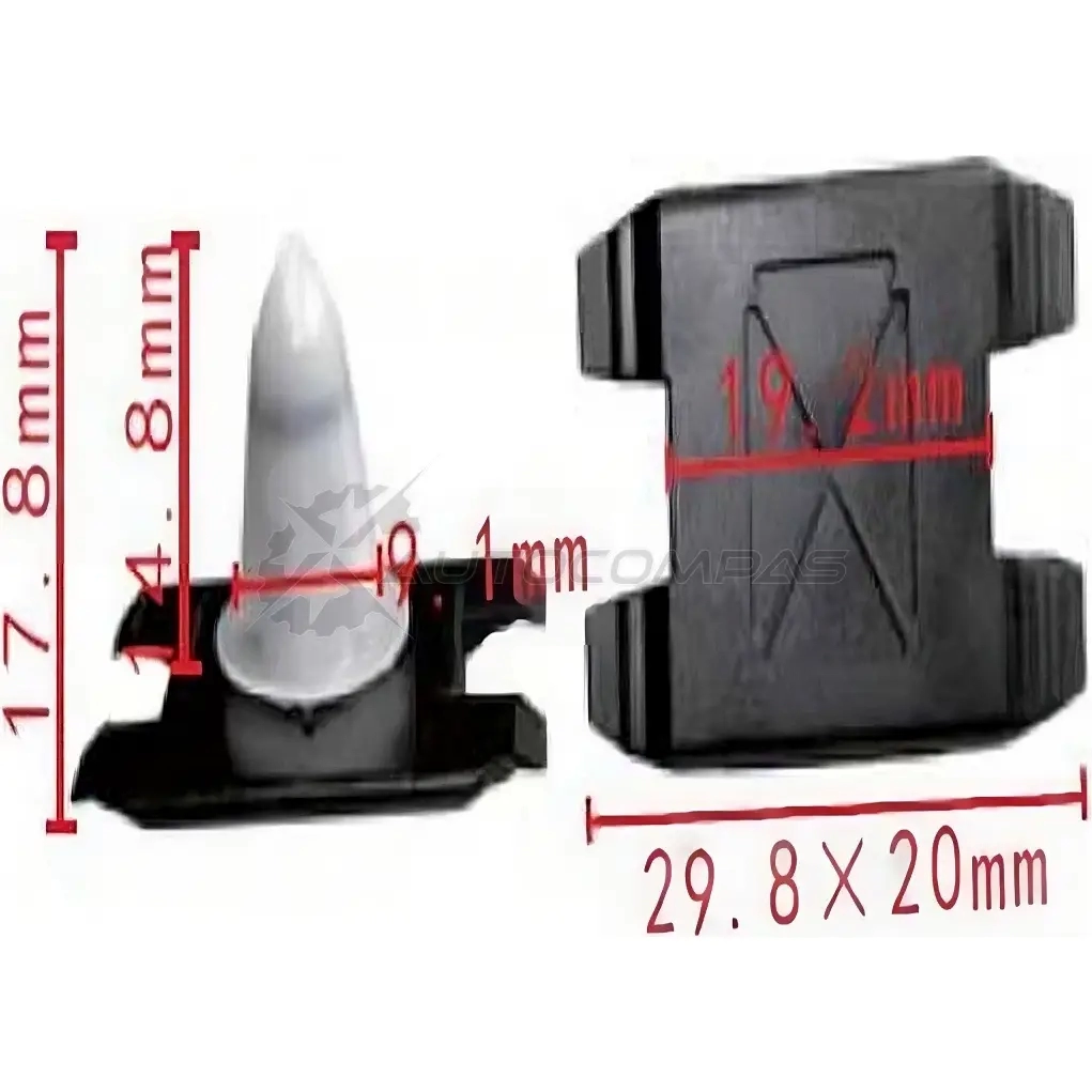 Клипса пластмассовая PATRON CP2YB L p370462 1425559235