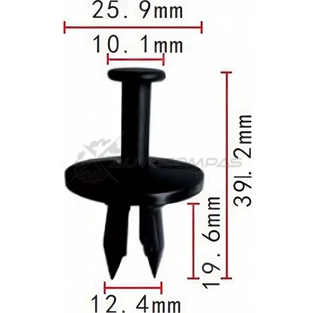 Клипса пластмассовая PATRON 1425559177 p370393 5J6 QF