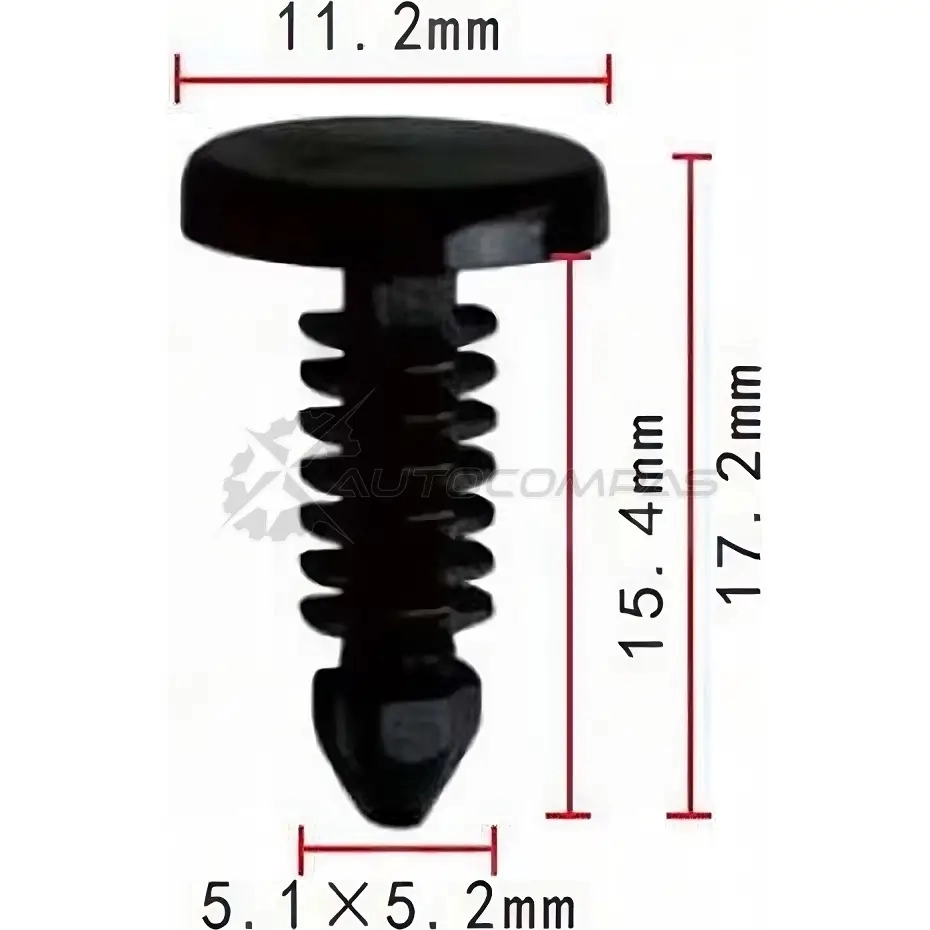 Клипса пластмассовая PATRON p370429 ES WX6B 1425559158