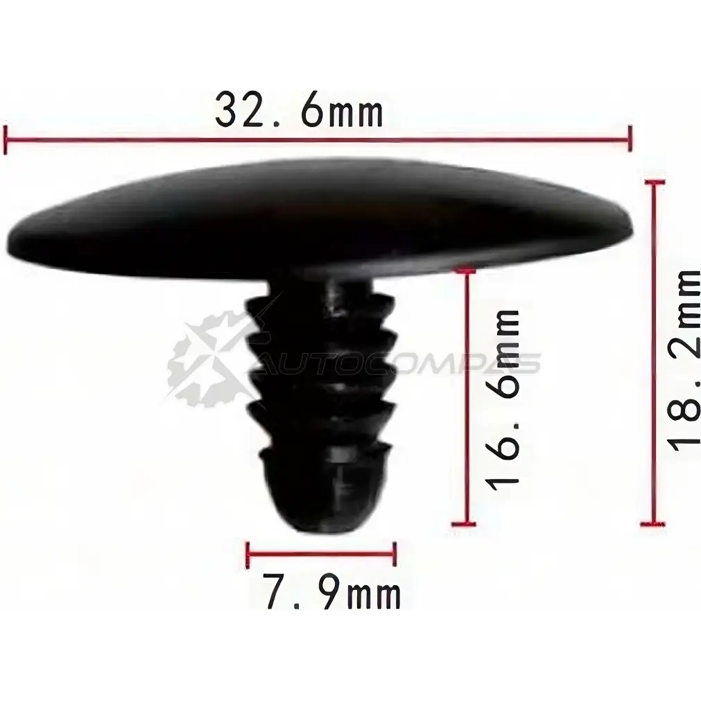 Клипса пластмассовая PATRON 1425559204 EJU2MG 7 p370427