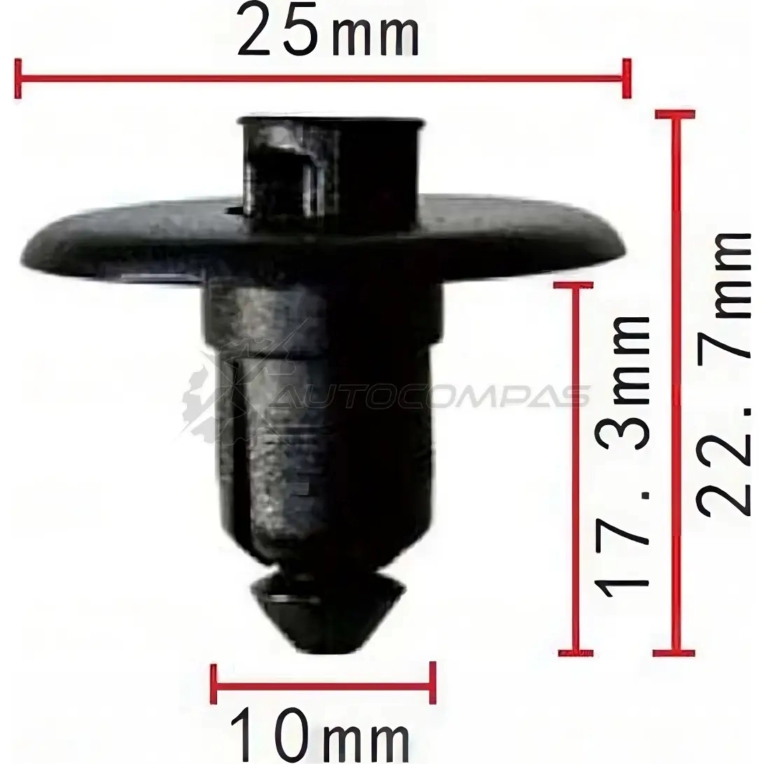 Клипса пластмассовая PATRON 1425559373 DKD 10BJ p370385