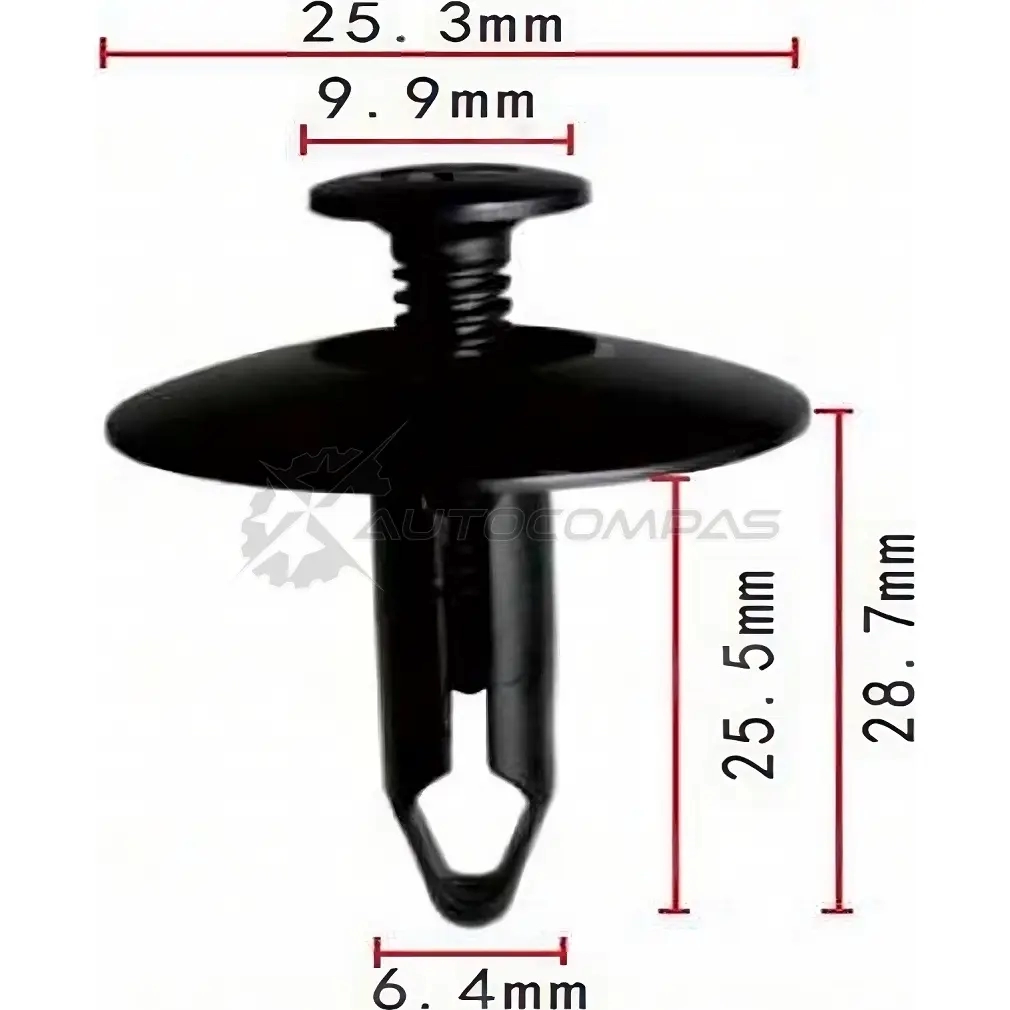 Клипса пластмассовая PATRON T9 OGY 1425559386 p370373