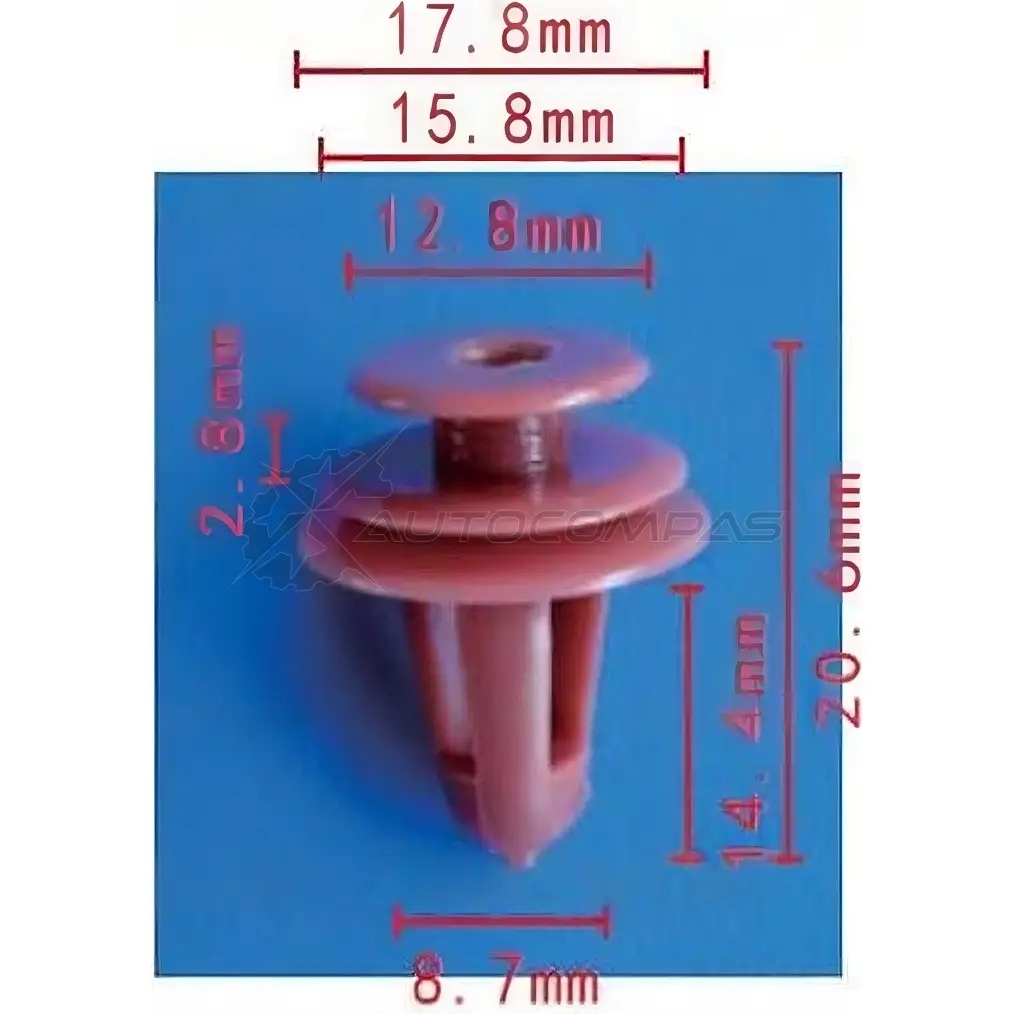 Клипса пластмассовая PATRON VLXT 7G p370382 1425559348