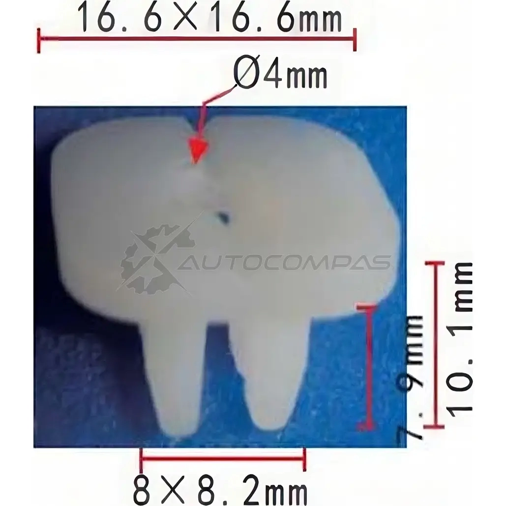Клипса пластмассовая PATRON p370396 1425559271 MD9K KRP