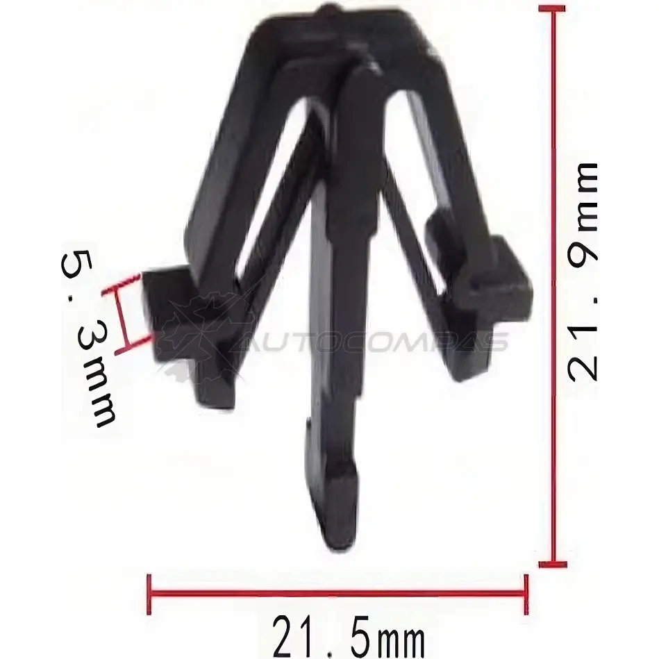 Клипса пластмассовая PATRON 7HOKB R 1425559299 p370352